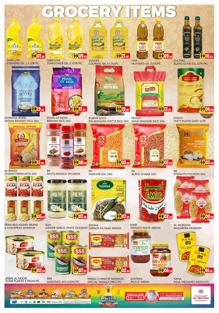 Ofertas de Hipermercado Al Madina Emiratos Árabes Unidos de 5 a 7 diciembre 2025 Ofertas de Sueños de Invierno - Página 9