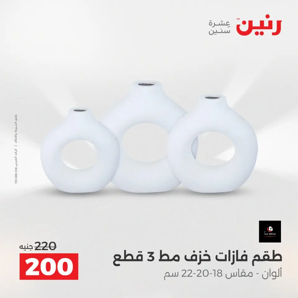 Raneen Egypt Offers from 11 to 13 December 2025 Decorative pieces offers - Page 32