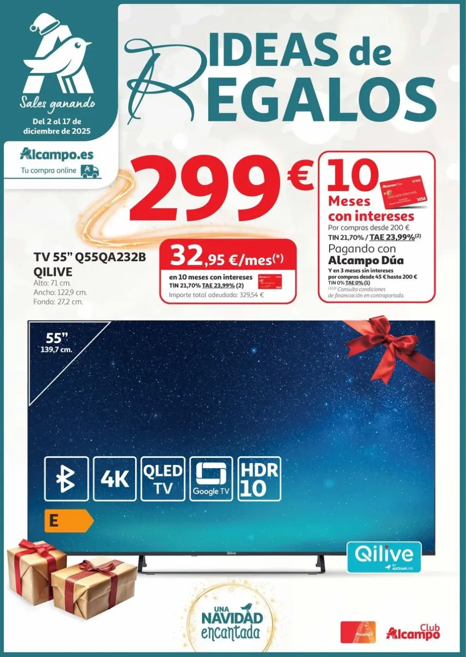 Offres Alcampo Espagne de 2 à 17 décembre 2025 OFFRES D'IDÉES DE CADEAUX