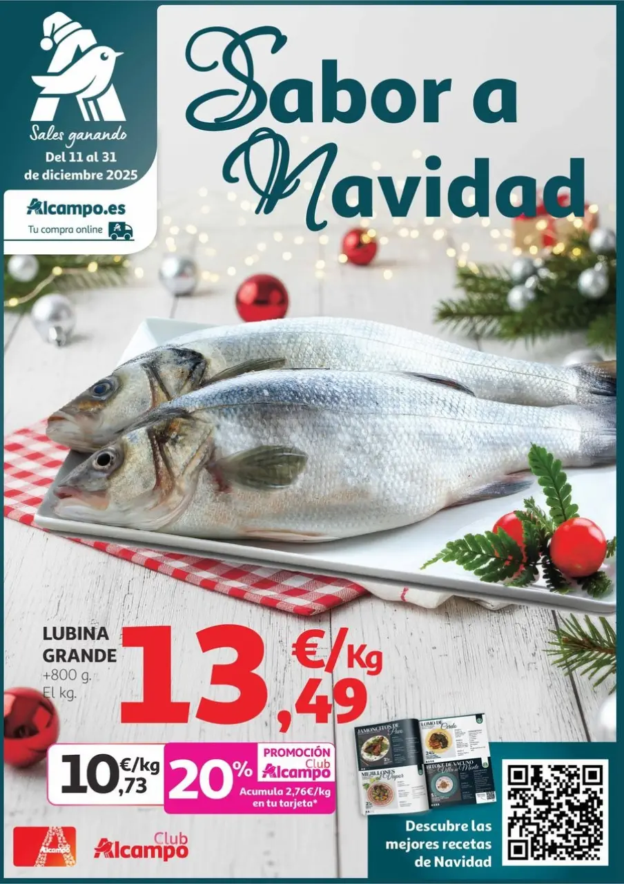 Offres Alcampo Espagne de 11 à 31 décembre 2025 Offres Saveur de Noël