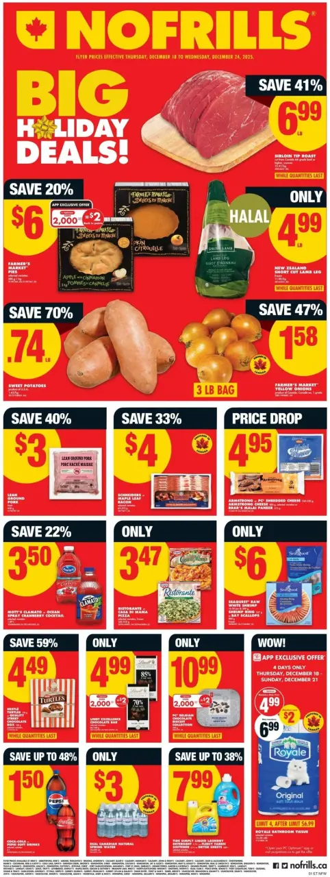 No Frills Canada Offers from 18 to 24 December 2025 Weekly ad