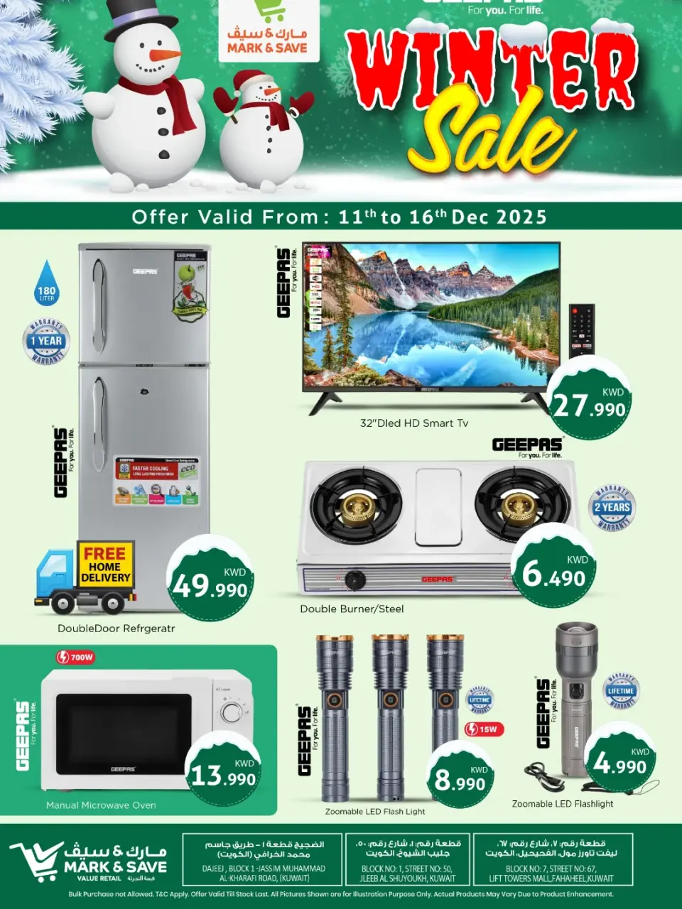 Offres Mark & Save Koweït de 11 à 16 décembre 2025 Offres d'hiver - Page 2