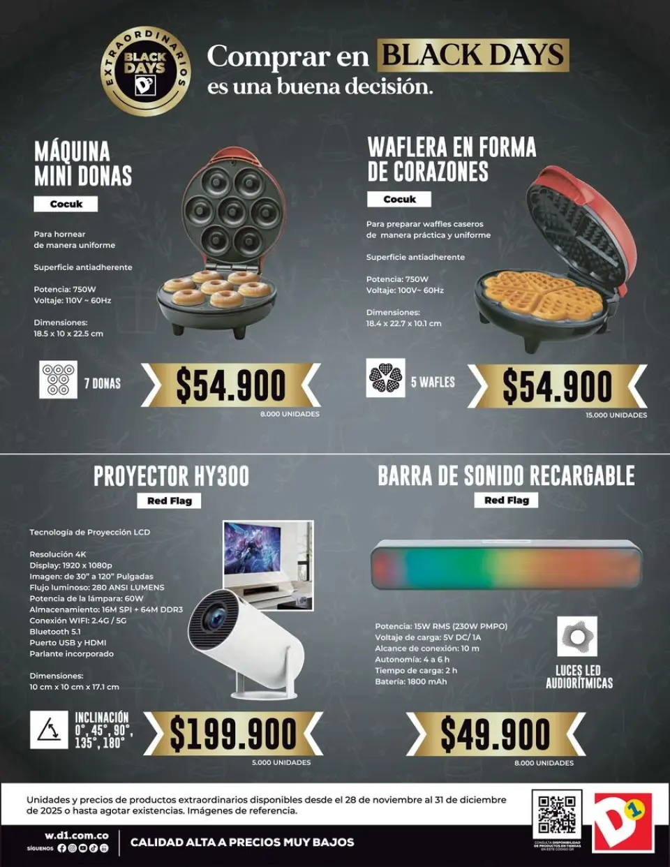 D1 Stores Colombia Offers from 1 to 31 December 2025 Christmas offers - Page 3