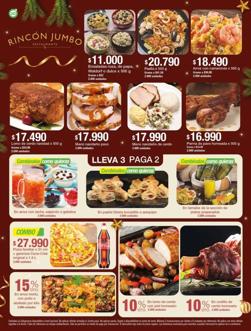 Jumbo Stores Colombia Offers from 12 to 31 December 2025 Dinners and Novenas Catalog - Page 10