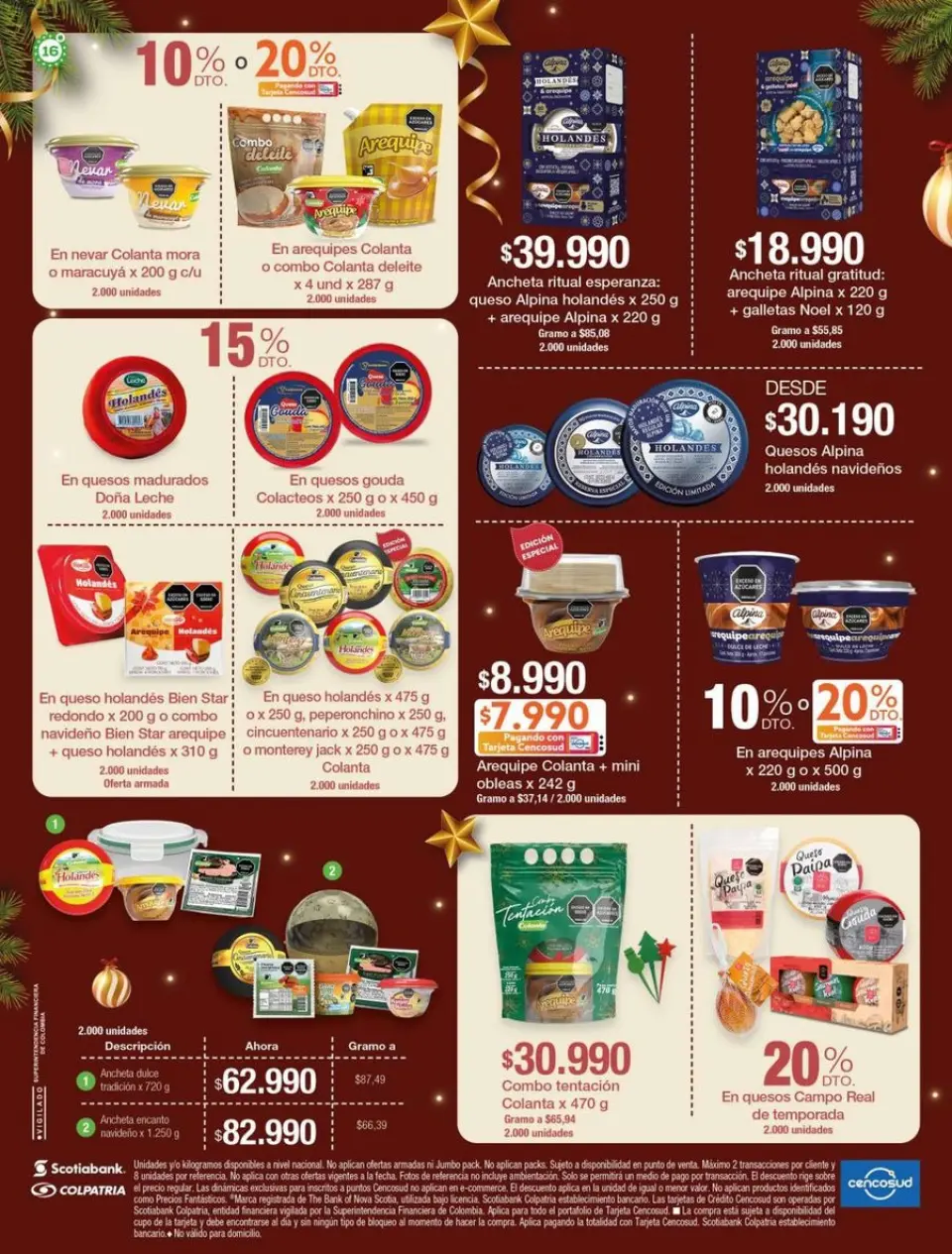Jumbo Stores Colombia Offers from 12 to 31 December 2025 Dinners and Novenas Catalog - Page 16