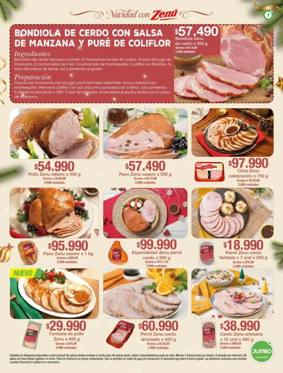 Jumbo Stores Colombia Offers from 12 to 31 December 2025 Dinners and Novenas Catalog - Page 7