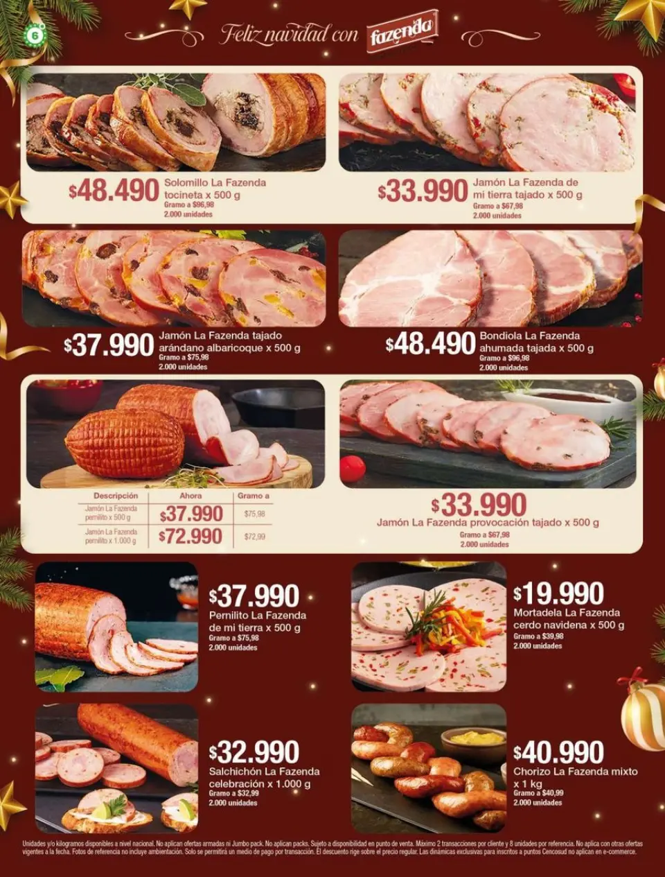 Jumbo Stores Colombia Offers from 12 to 31 December 2025 Dinners and Novenas Catalog - Page 6