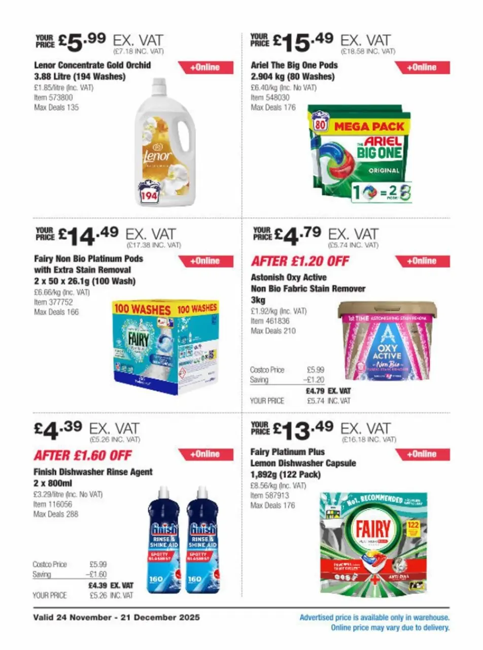 Ofertas de Costco Reino Unido de 24 noviembre a 21 diciembre 2025 Nuevas ofertas - Página 35