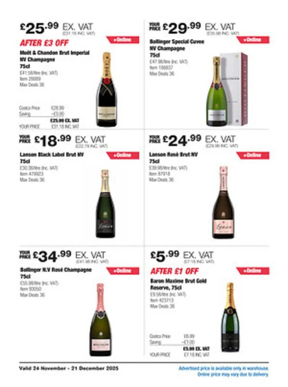 Ofertas de Costco Reino Unido de 24 noviembre a 21 diciembre 2025 Nuevas ofertas - Página 17