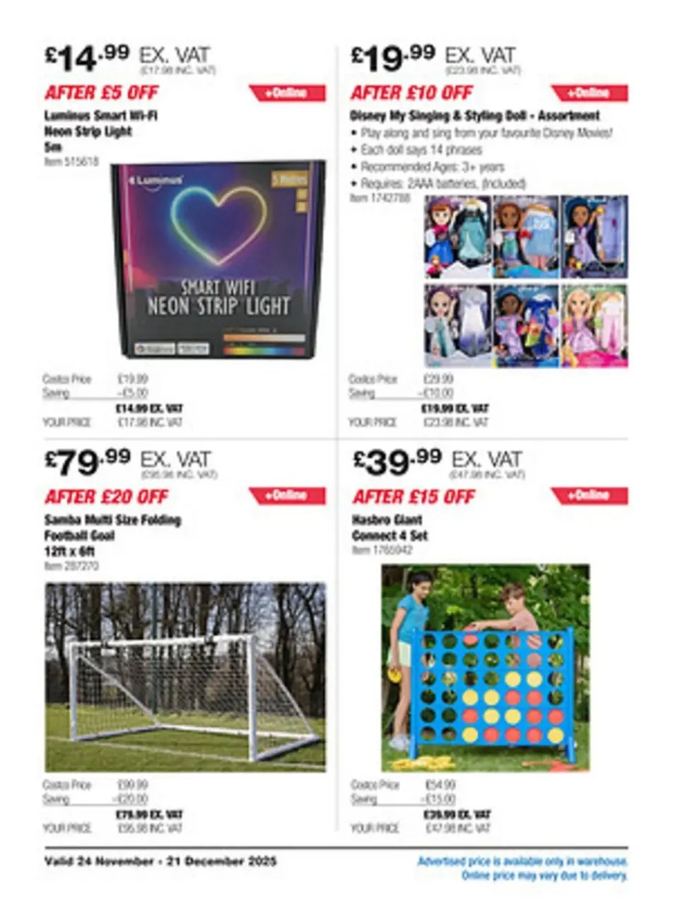 Ofertas de Costco Reino Unido de 24 noviembre a 21 diciembre 2025 Nuevas ofertas - Página 11