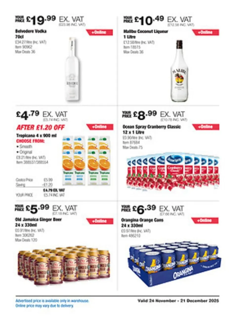 Ofertas de Costco Reino Unido de 24 noviembre a 21 diciembre 2025 Nuevas ofertas - Página 20