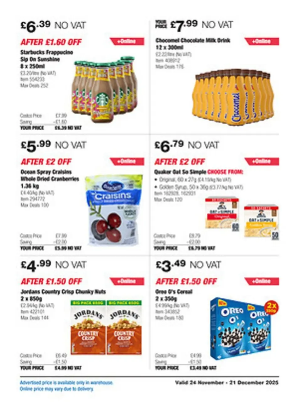 Ofertas de Costco Reino Unido de 24 noviembre a 21 diciembre 2025 Nuevas ofertas - Página 24