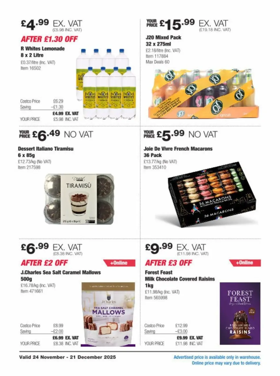 Ofertas de Costco Reino Unido de 24 noviembre a 21 diciembre 2025 Nuevas ofertas - Página 27