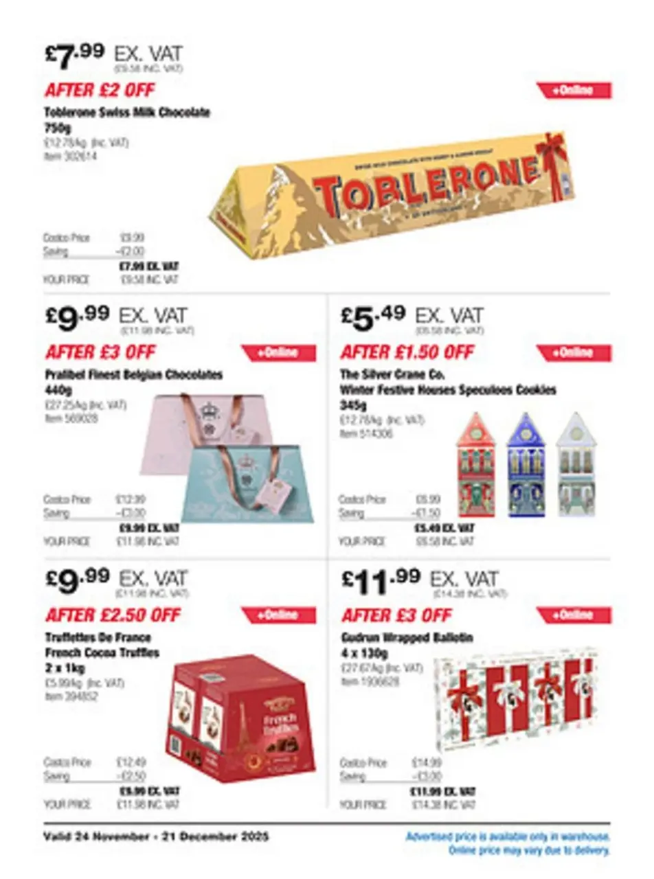 Ofertas de Costco Reino Unido de 24 noviembre a 21 diciembre 2025 Nuevas ofertas - Página 25