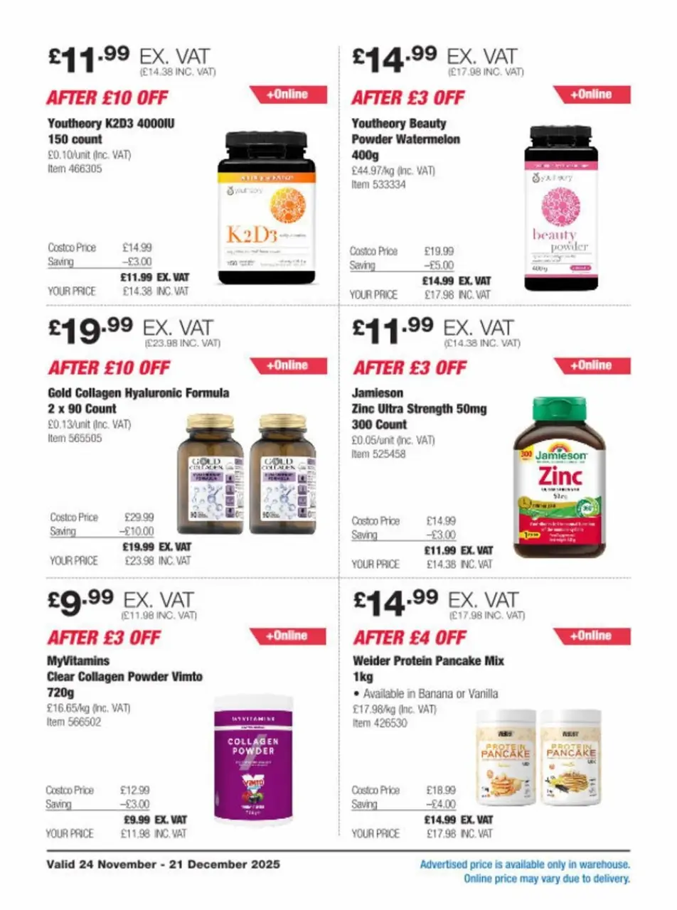 Ofertas de Costco Reino Unido de 24 noviembre a 21 diciembre 2025 Nuevas ofertas - Página 31