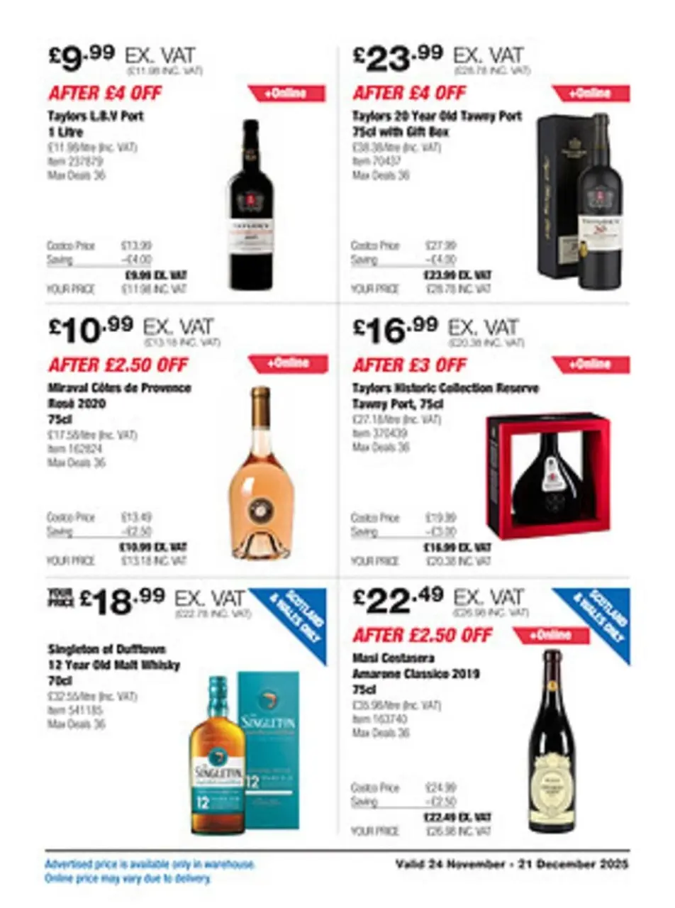 Ofertas de Costco Reino Unido de 24 noviembre a 21 diciembre 2025 Nuevas ofertas - Página 18