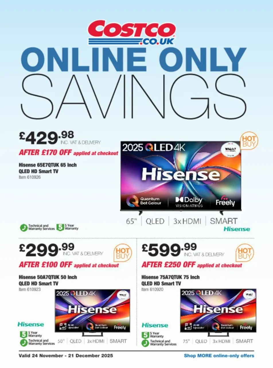 Ofertas de Costco Reino Unido de 24 noviembre a 21 diciembre 2025 Nuevas ofertas - Página 37