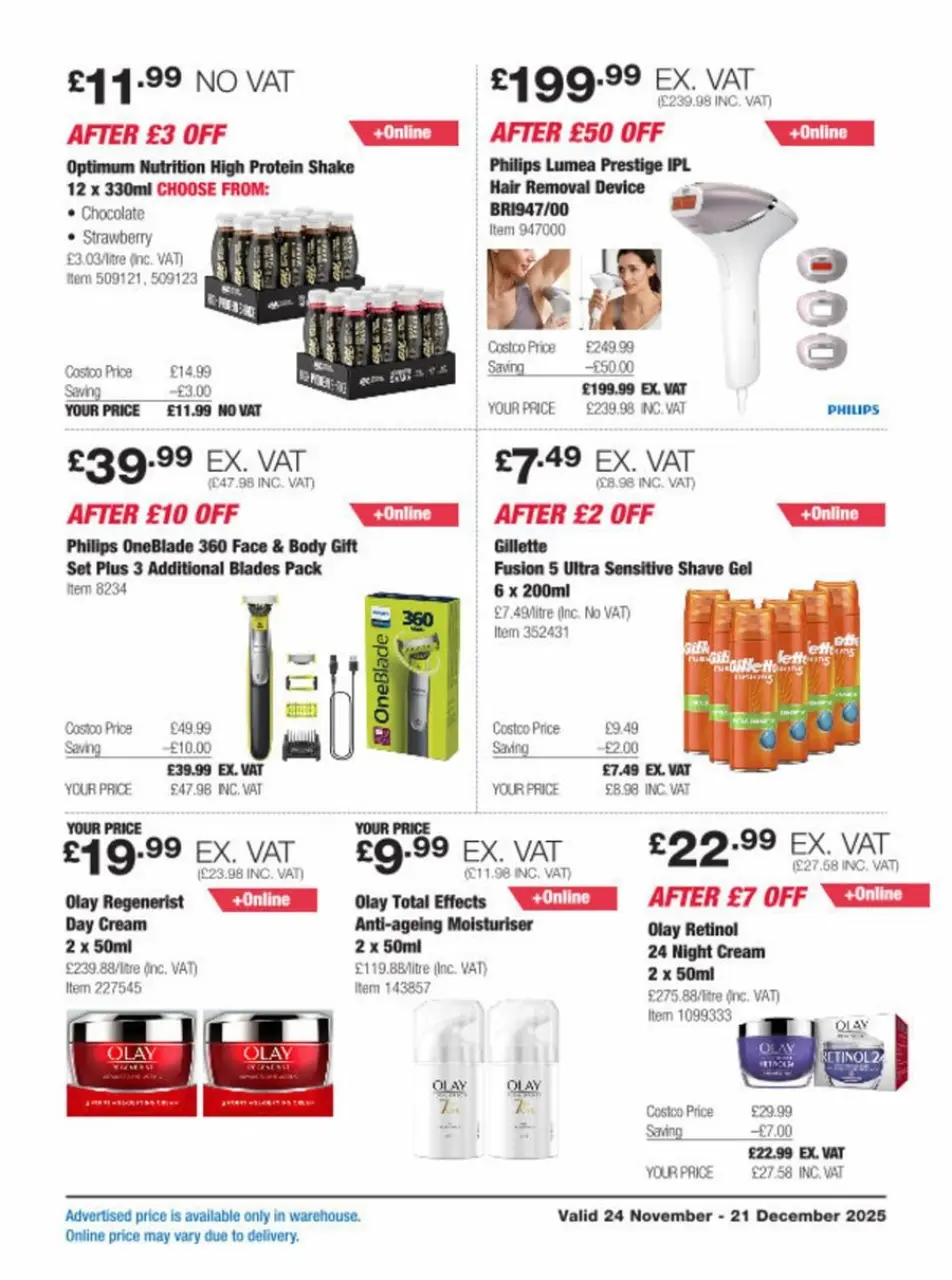 Ofertas de Costco Reino Unido de 24 noviembre a 21 diciembre 2025 Nuevas ofertas - Página 30