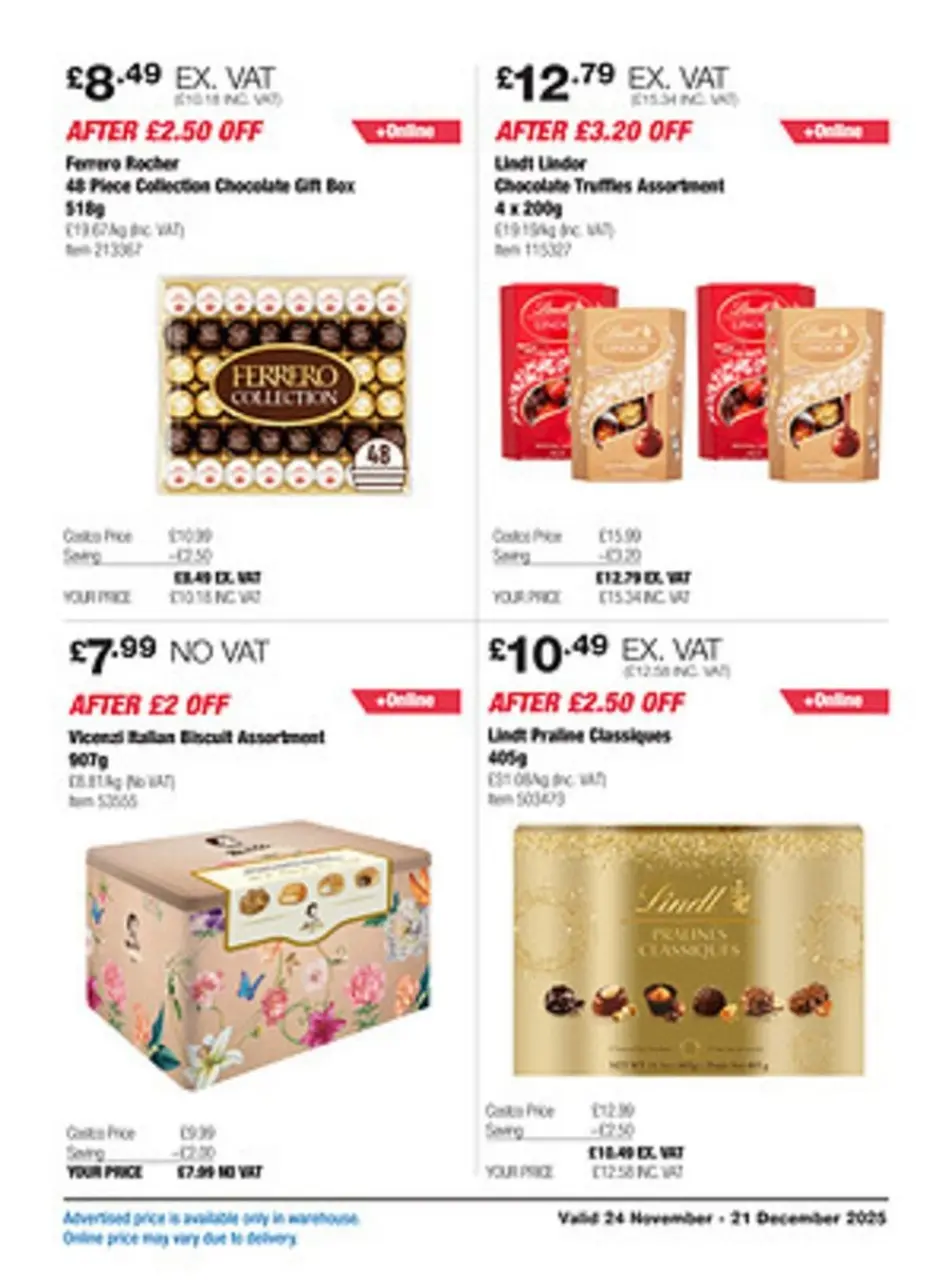 Ofertas de Costco Reino Unido de 24 noviembre a 21 diciembre 2025 Nuevas ofertas - Página 26