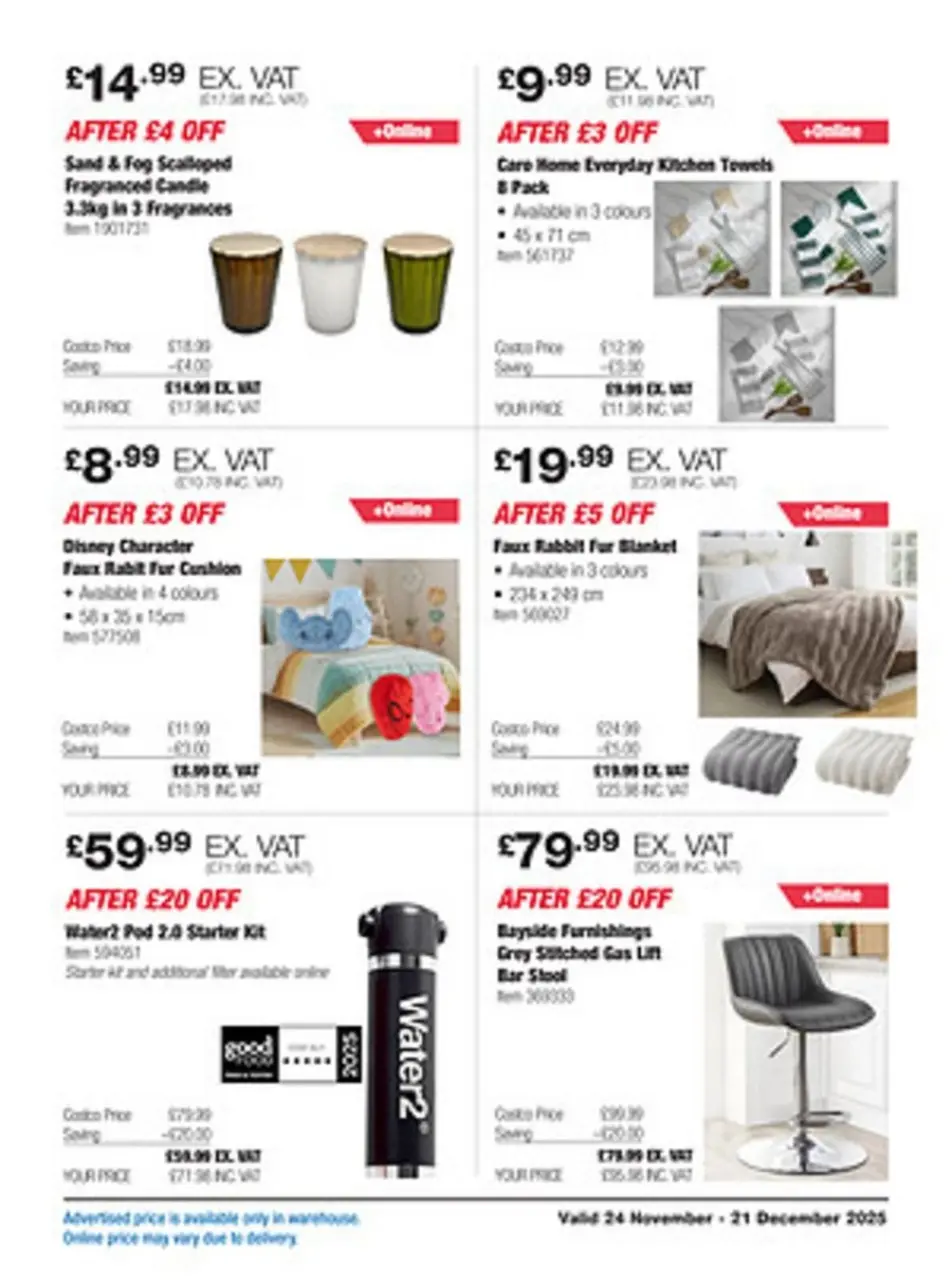 Ofertas de Costco Reino Unido de 24 noviembre a 21 diciembre 2025 Nuevas ofertas - Página 10