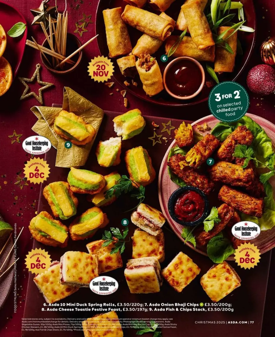 Ofertas de Supermercado Asda Reino Unido de 1 enero a 31 diciembre 2025 Ofertas de saludos de temporada - Página 77