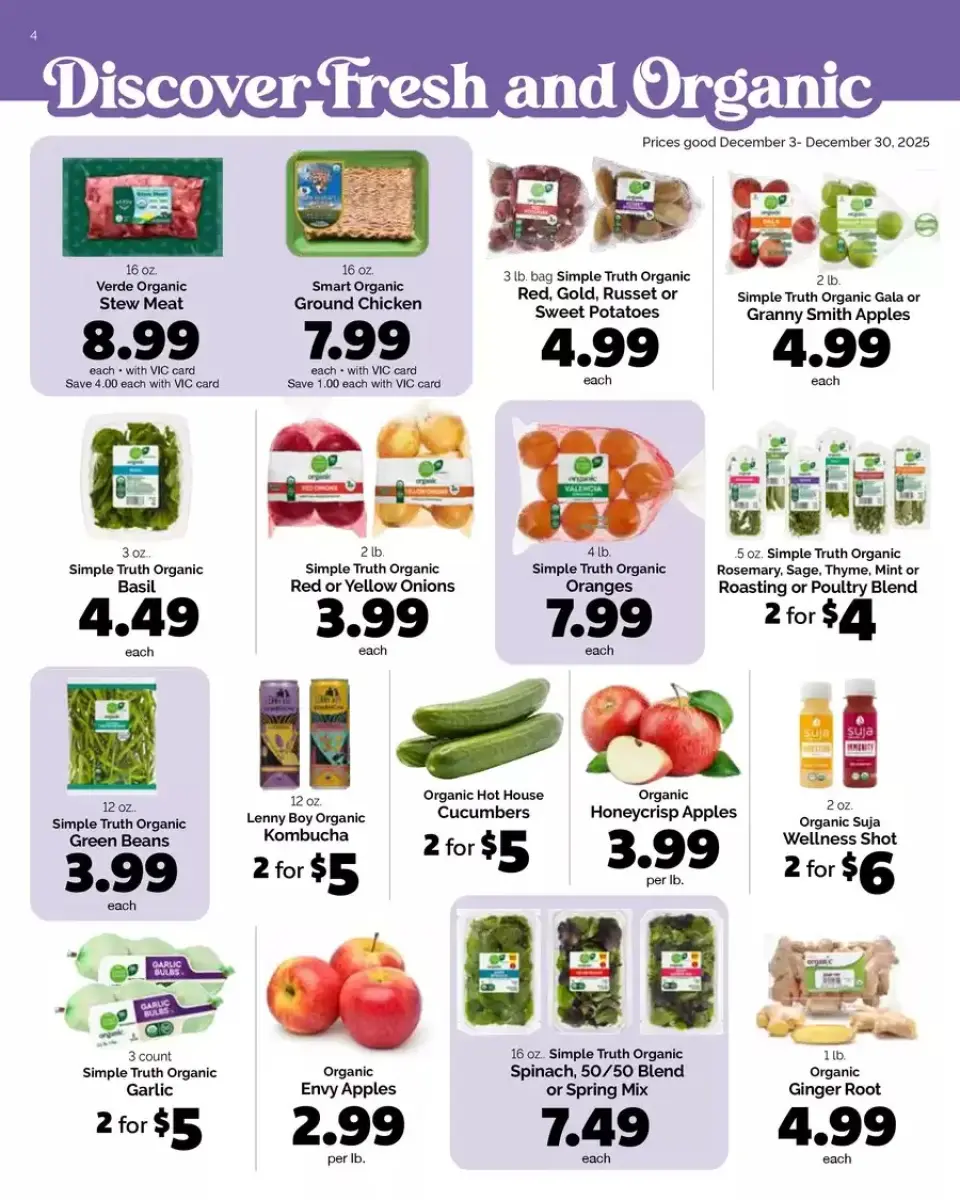 Offres Harris Teeter États-Unis de 3 à 30 décembre 2025 Catalogue d'offres mensuelles - Harris Teeter - États-Unis - 3 decembre 2025 – 30 decembre 2025 - Page 4