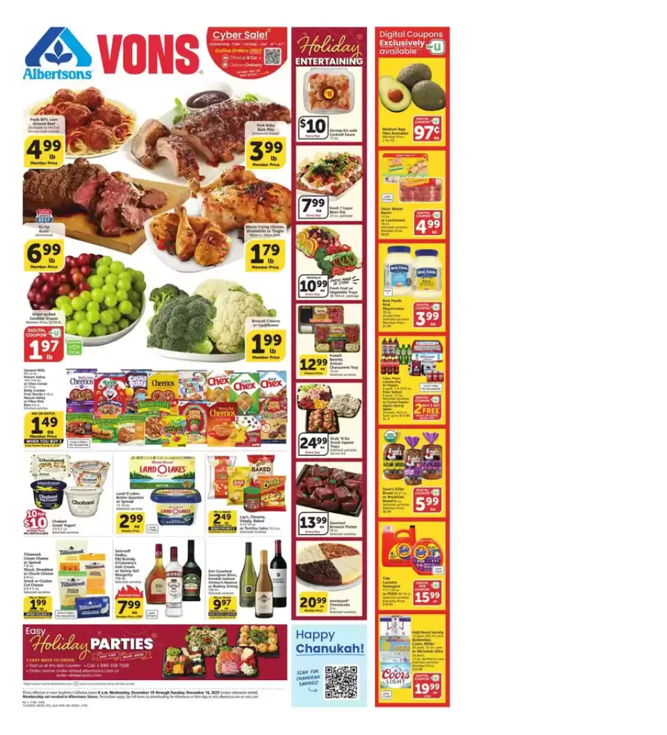 Offres Albertsons États-Unis de 10 à 16 décembre 2025 Soldes Cyber de 7 Jours - Albertsons - États-Unis - 10 decembre 2025 – 16 decembre 2025 - Page 2