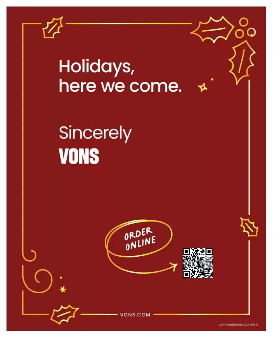 Offres Supermarché Vons États-Unis de 15 à 31 décembre 2025 Bons plans pour le Sud-Ouest - Supermarché Vons - États-Unis - 15 decembre 2025 – 31 decembre 2025 - Page 24