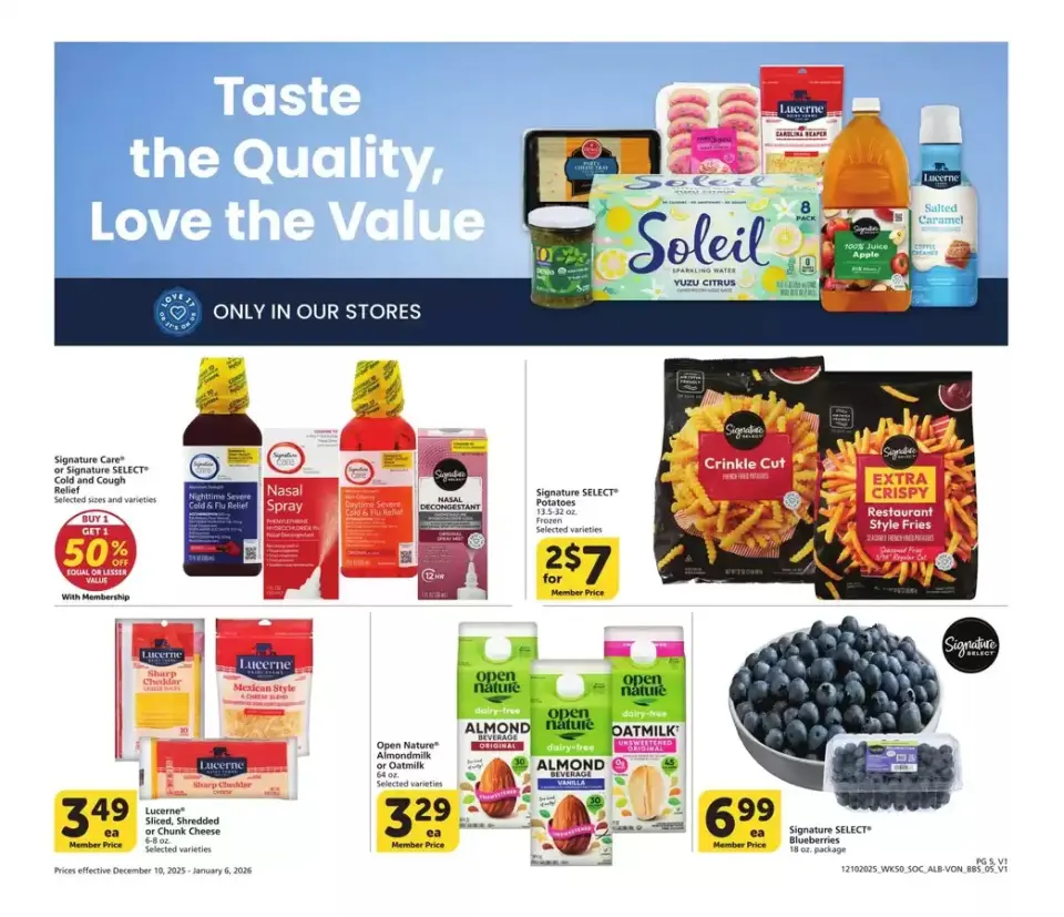 Offres Supermarché Vons États-Unis de 10 décembre à 6 janvier 2026 Offres du Sud de la Californie - Supermarché Vons - États-Unis - 10 decembre 2025 – 6 janvier 2026 - Page 5