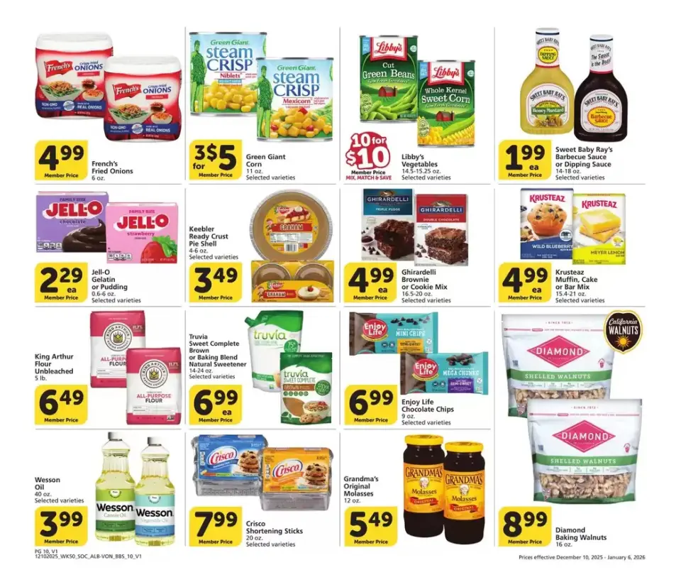 Offres Supermarché Vons États-Unis de 10 décembre à 6 janvier 2026 Offres du Sud de la Californie - Supermarché Vons - États-Unis - 10 decembre 2025 – 6 janvier 2026 - Page 10
