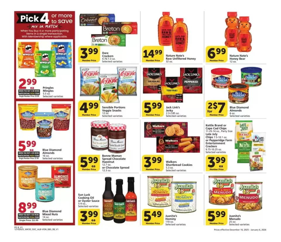 Offres Supermarché Vons États-Unis de 10 décembre à 6 janvier 2026 Offres du Sud de la Californie - Supermarché Vons - États-Unis - 10 decembre 2025 – 6 janvier 2026 - Page 8