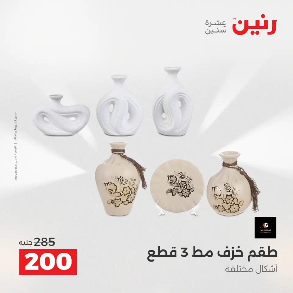 Raneen Egypt Offers from 18 to 20 December 2025 Decorative pieces offers - Page 30