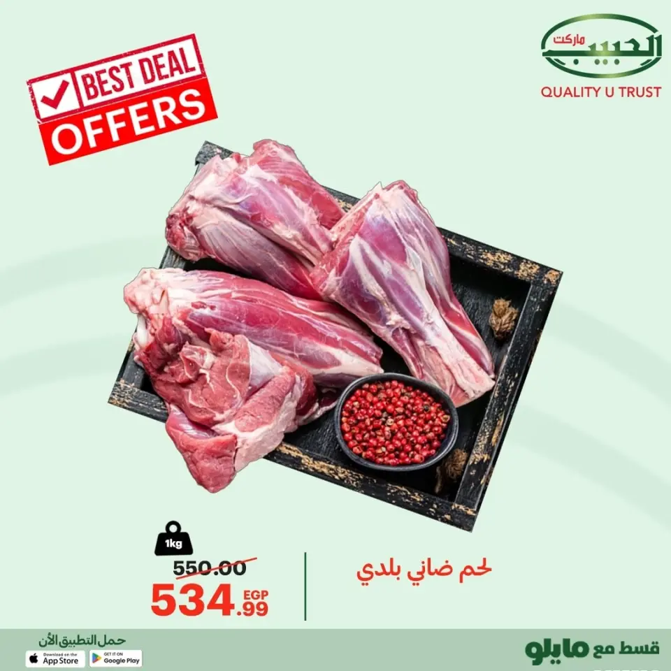 Al Habeeb Market Egypt Offers from 16 to 22 December 2025 Meat Deals - Page 3