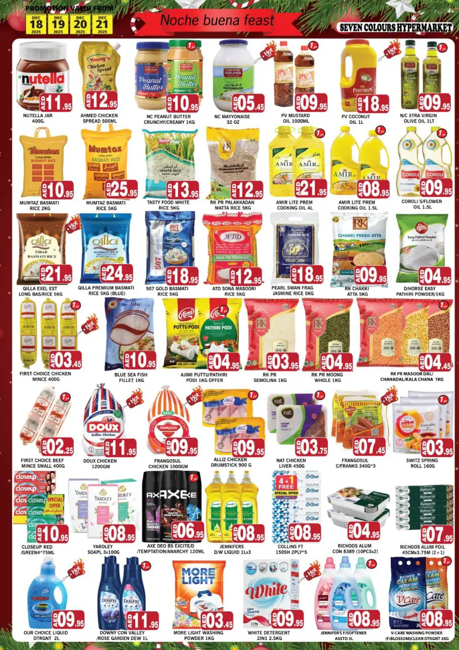 Ofertas de Hipermercado Siete Colores Emiratos Árabes Unidos de 18 a 21 diciembre 2025 ofertas de navidad - Página 3
