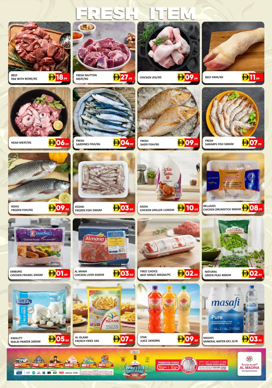 Ofertas de Hipermercado Al Madina Emiratos Árabes Unidos de 19 a 21 diciembre 2025 Ofertas de invierno - Página 11