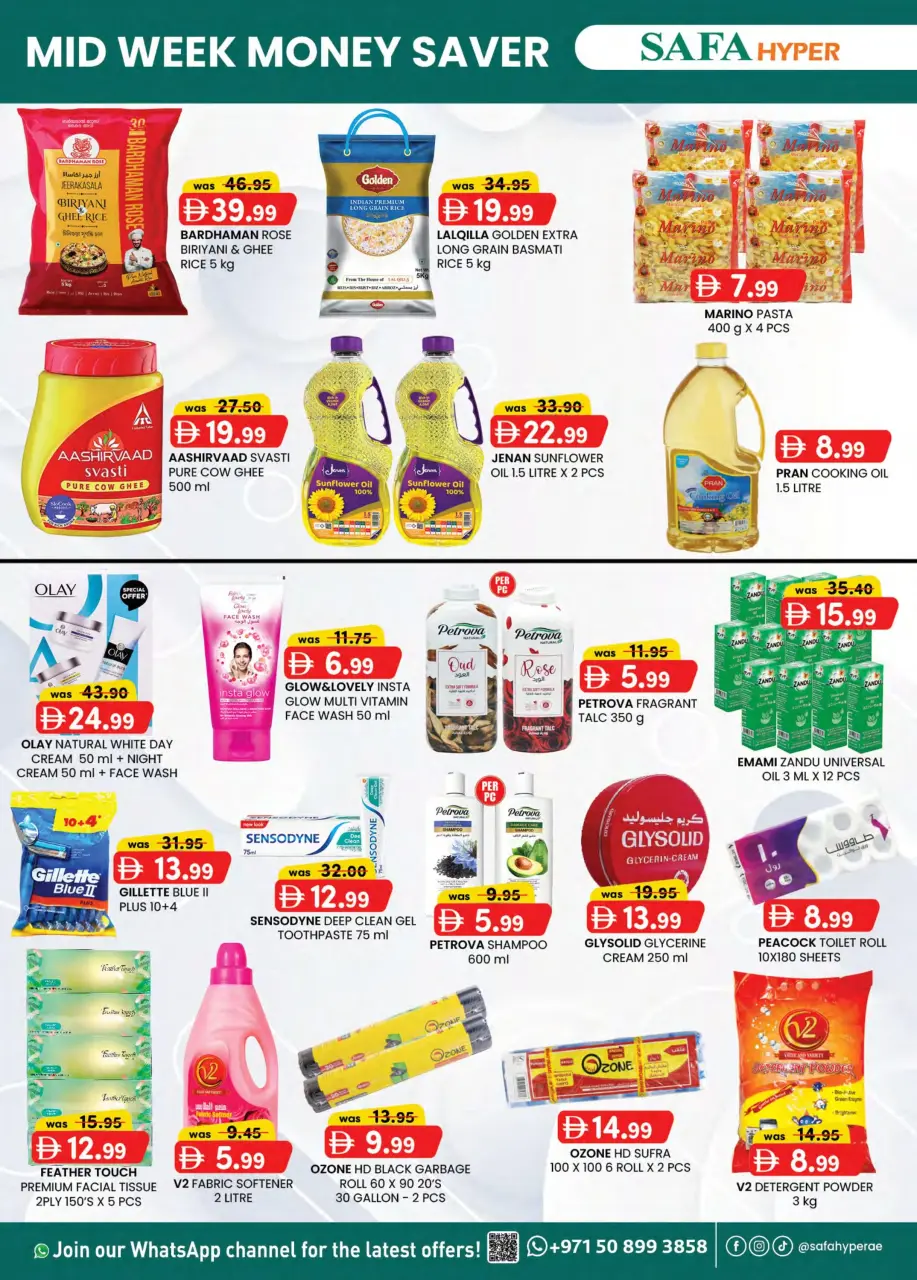 Ofertas de Hipermercado SAFA Emiratos Árabes Unidos de 22 a 24 diciembre 2025 AHORRADOR DE DINERO DE MITAD DE SEMANA - Página 3