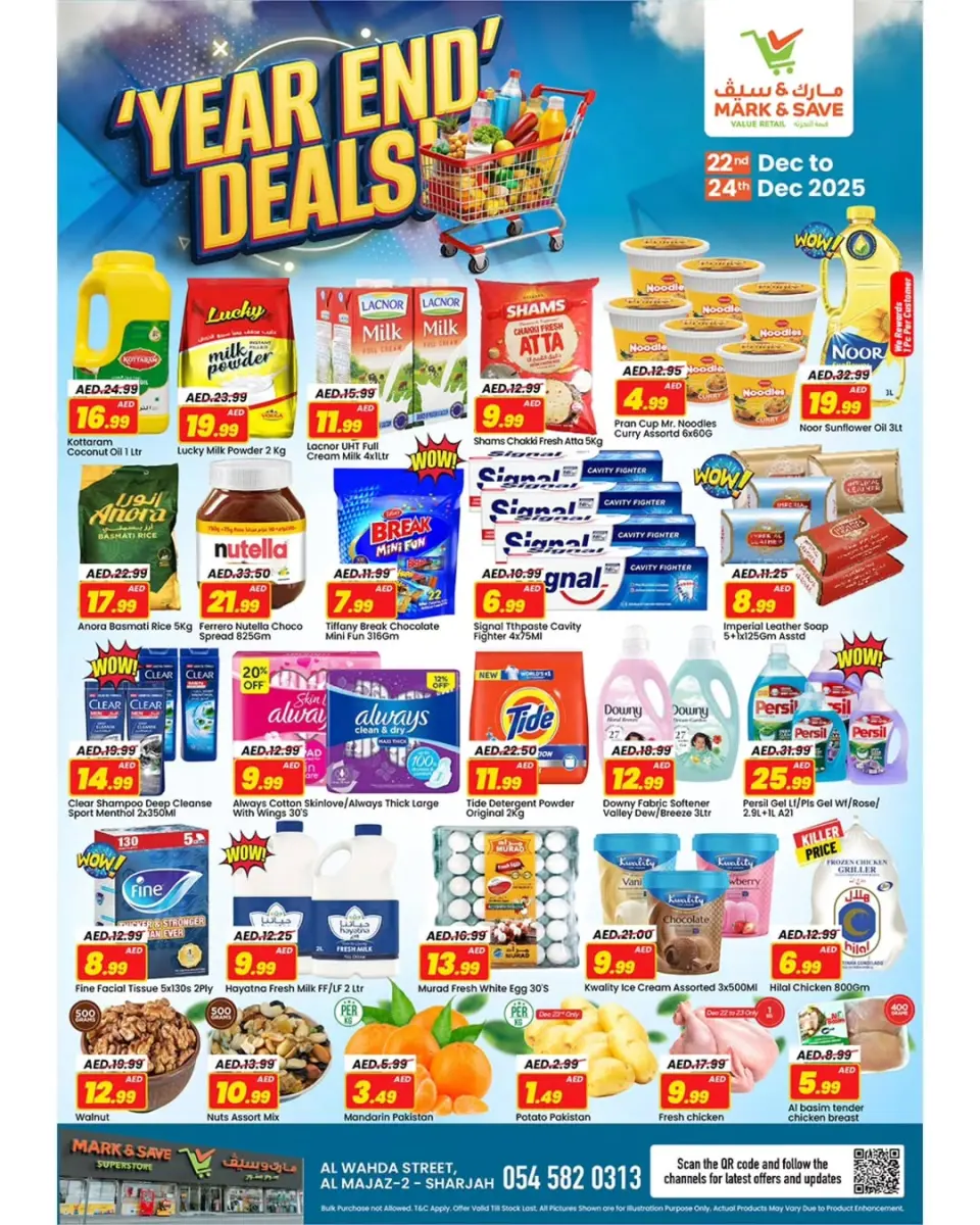 Mark & Save  Sharjah  Offers from 22 to 24 December Year End Deals