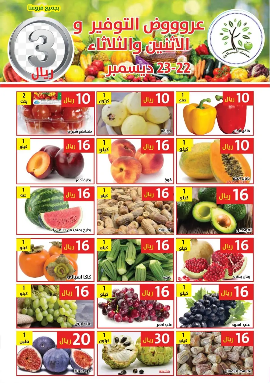 Hasad Albasatin Saudi Arabia Offers from 22 to 23 December 2025 Saving Deals