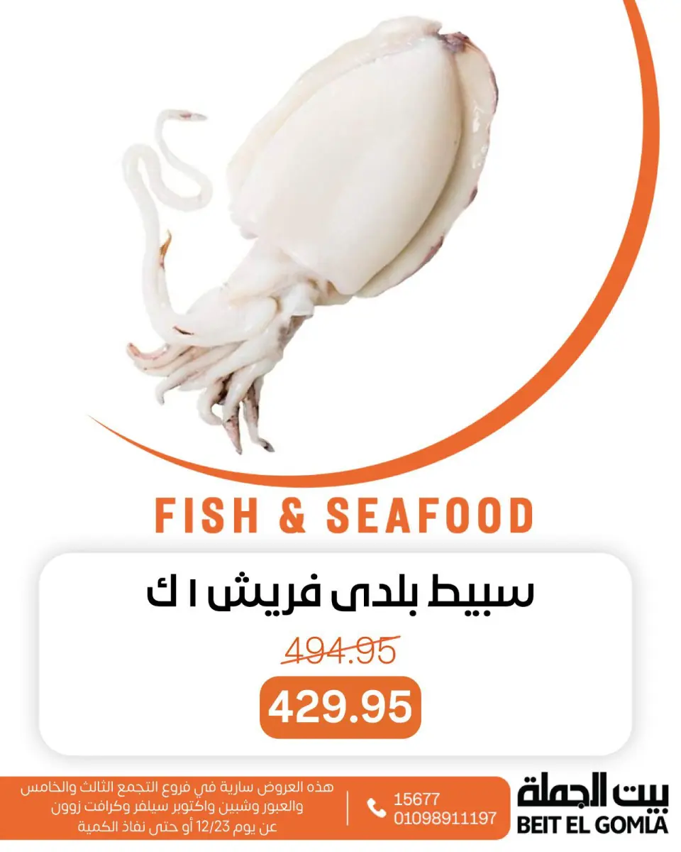 Gomla House Egypt Offers Tuesday 23 December Seafood Deals - Page 17