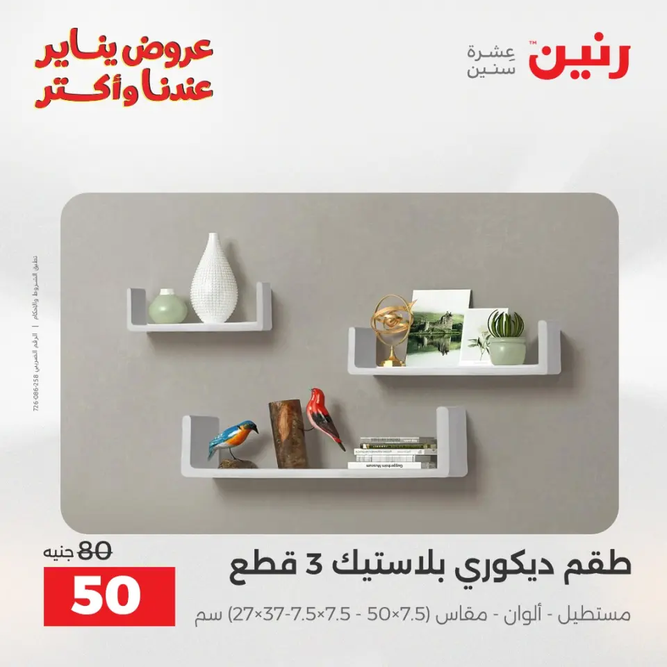 Raneen Egypt Offers from 25 to 27 December 2025 Decorative pieces offers - Page 38