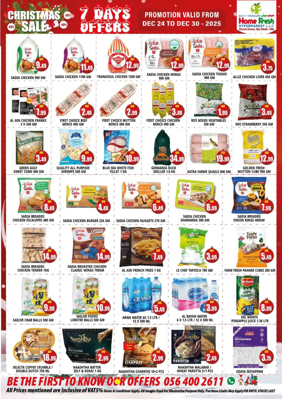 Ofertas de supermercado Home Fresh Emiratos Árabes Unidos de 24 a 30 diciembre 2025 ofertas de navidad - Página 4