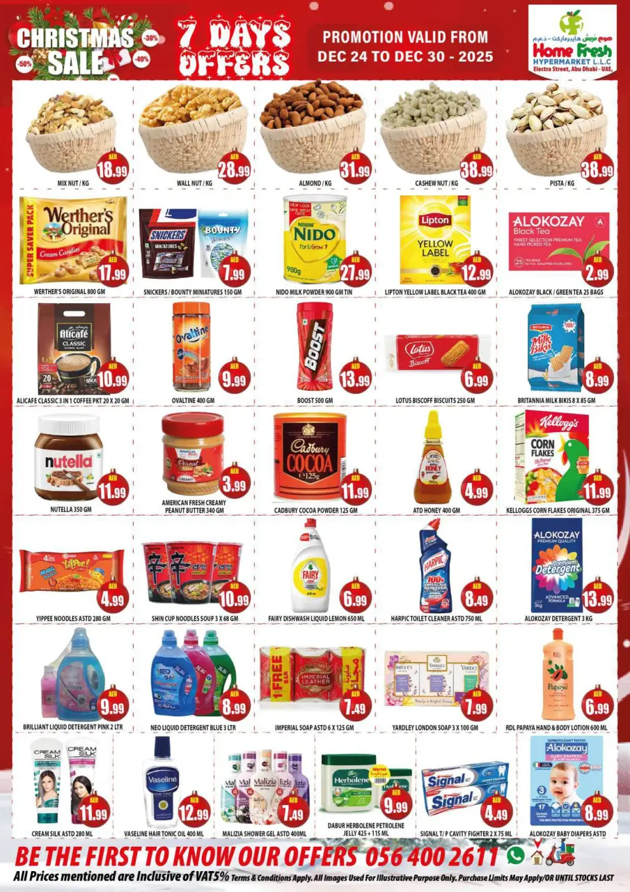Ofertas de supermercado Home Fresh Emiratos Árabes Unidos de 24 a 30 diciembre 2025 ofertas de navidad - Página 5