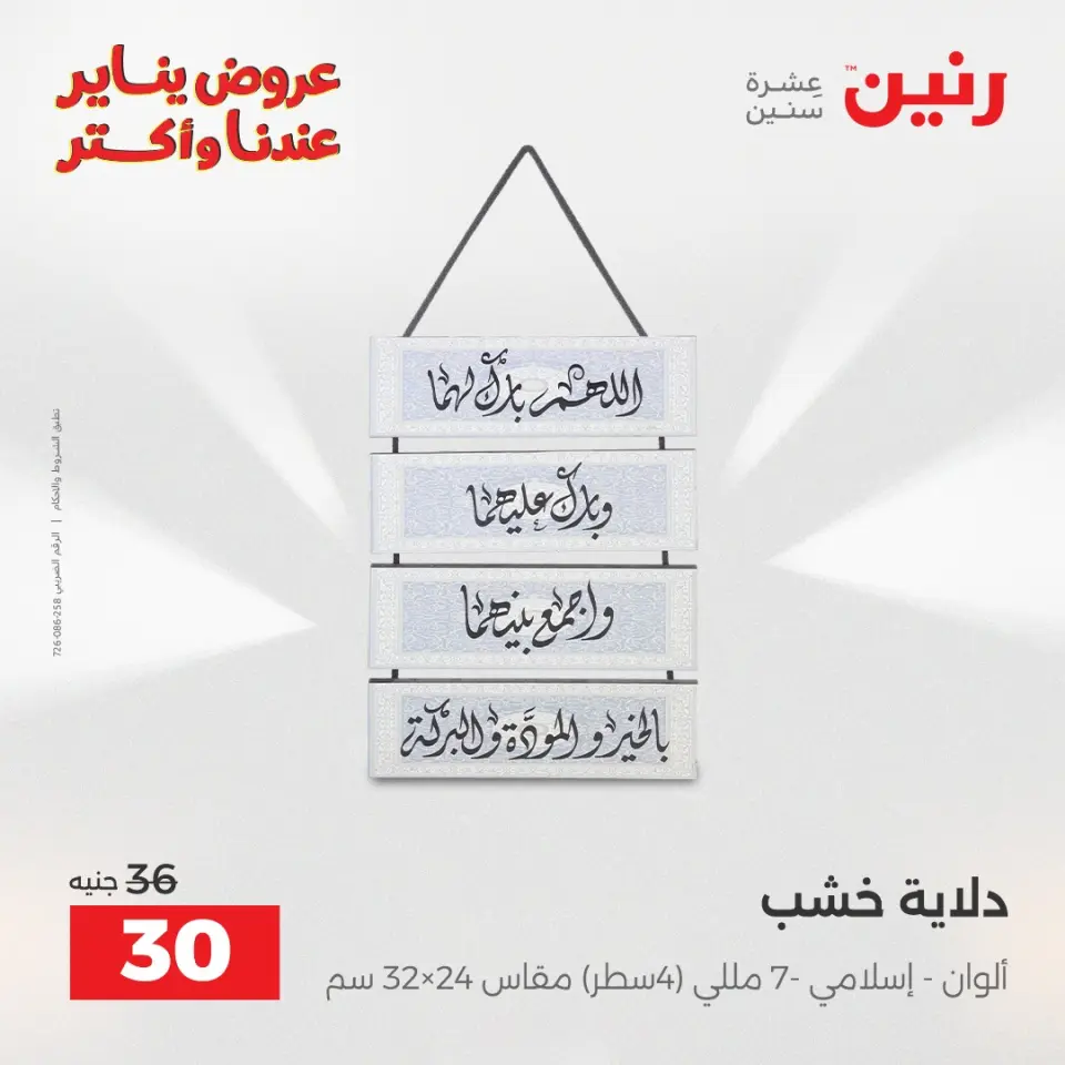 Raneen Egypt Offers from 28 to 29 December 2025 Decorative pieces offers - Page 32