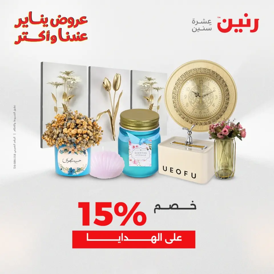 Raneen Egypt Offers from 30 to 31 December 2025 Decorative pieces offers - Page 42