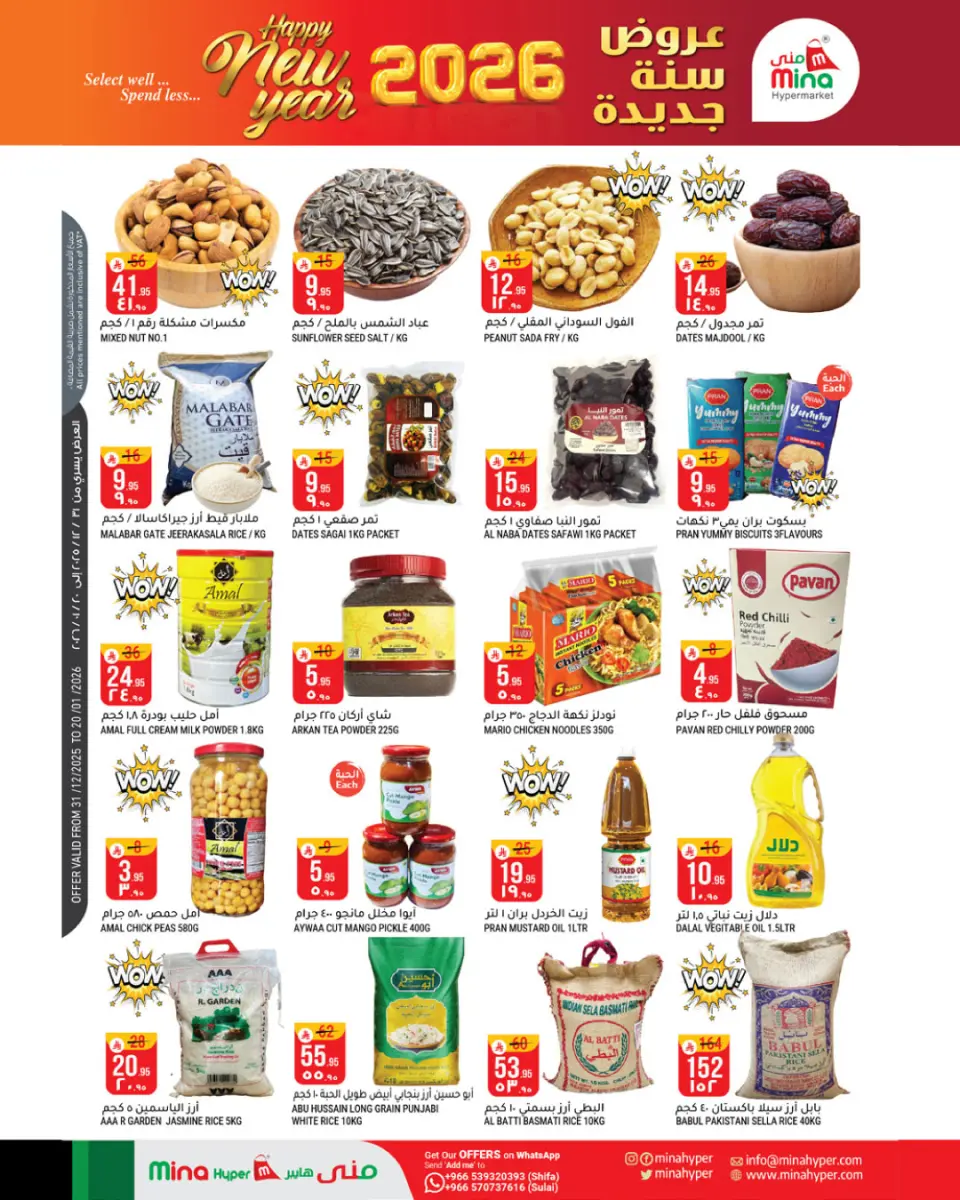 Mina Hypermarket  Riyadh  Offers from 31 December to 20 January New Year Deals - Page 8