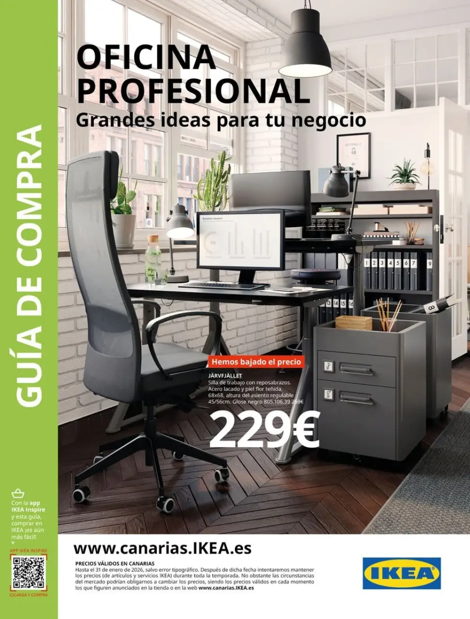 Offres IKEA Espagne de 16 septembre à 31 janvier 2026 Catalogue de Bureau Professionnel