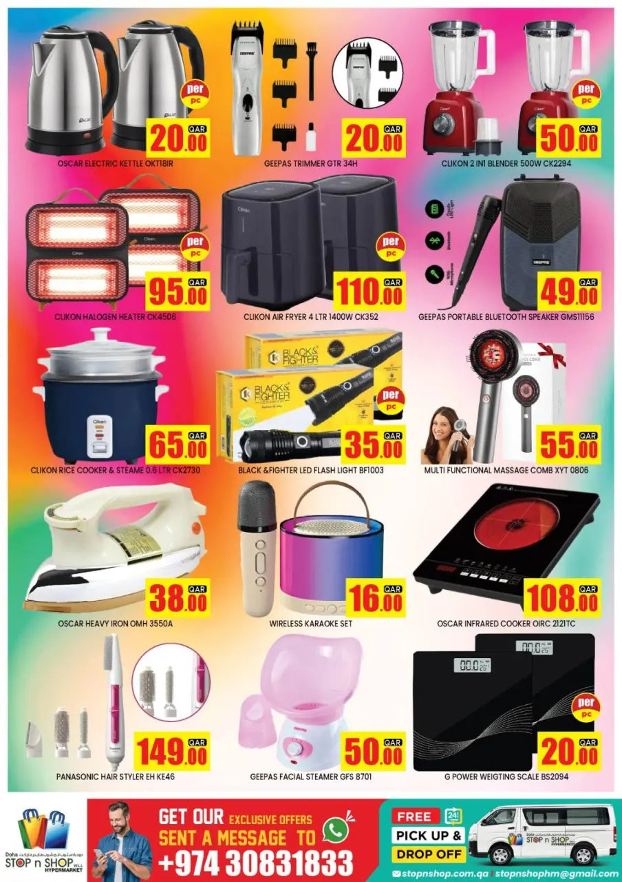 Offres STOP N SHOP Qatar de 31 décembre à 2 janvier 2026 Offres du Nouvel An - STOP N SHOP - Qatar - 31 decembre 2025 – 2 janvier 2026 - Page 9