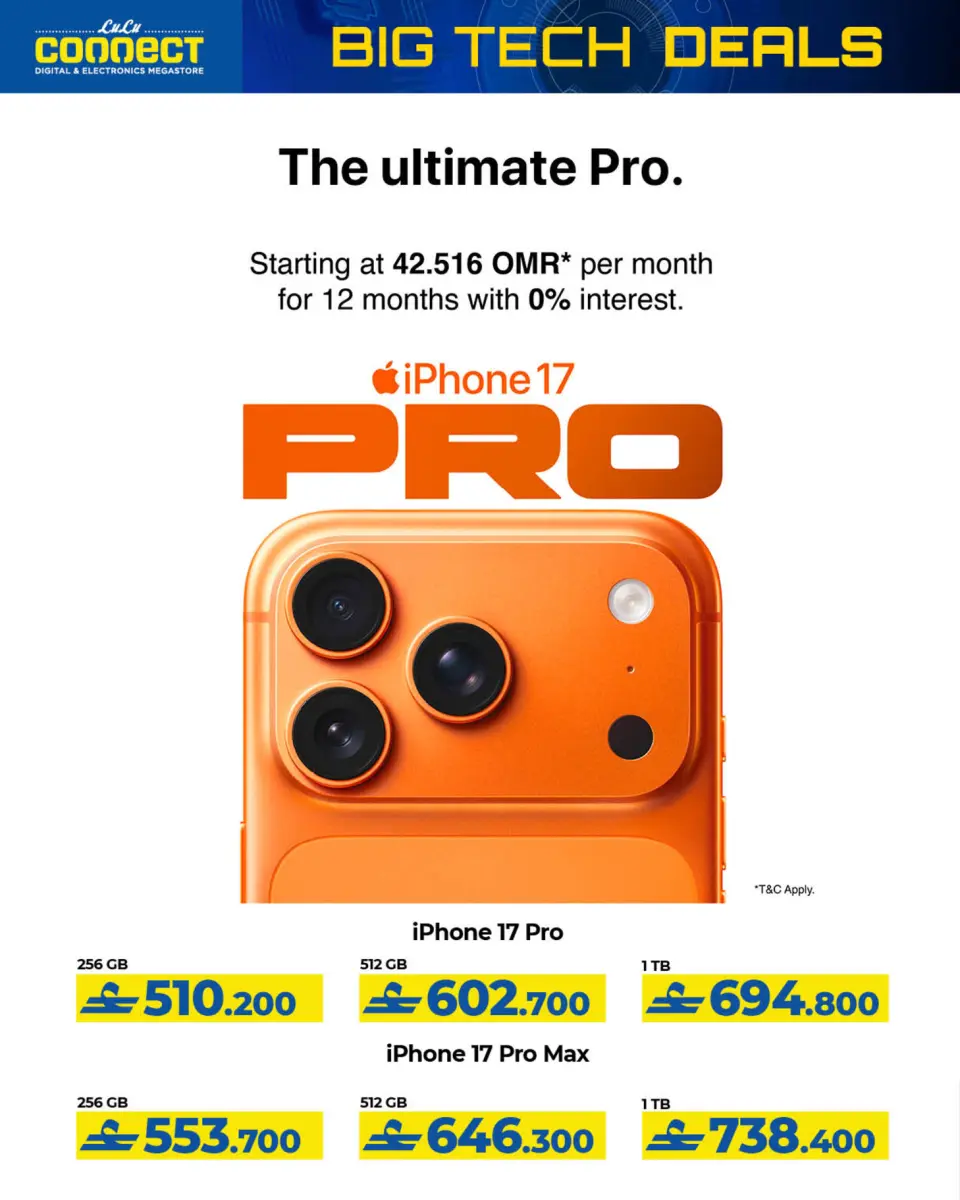 Ofertas de Lulu Oman de 1 a 10 enero 2026 Grandes Ofertas Tecnológicas - Página 23