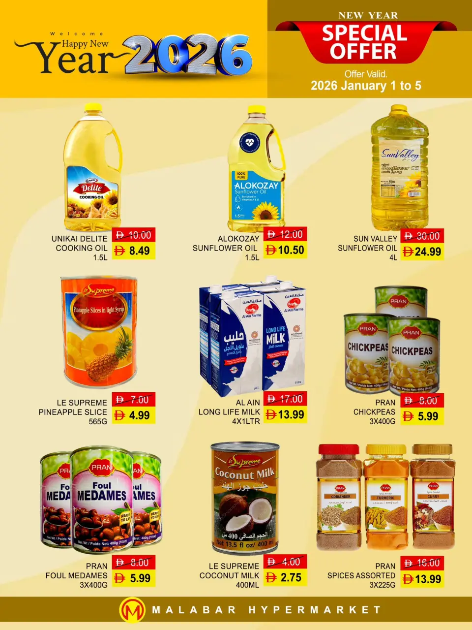 Ofertas de Hipermercado Malabar Emiratos Árabes Unidos de 1 a 5 enero 2026 Ofertas de Feliz Año Nuevo - Página 4