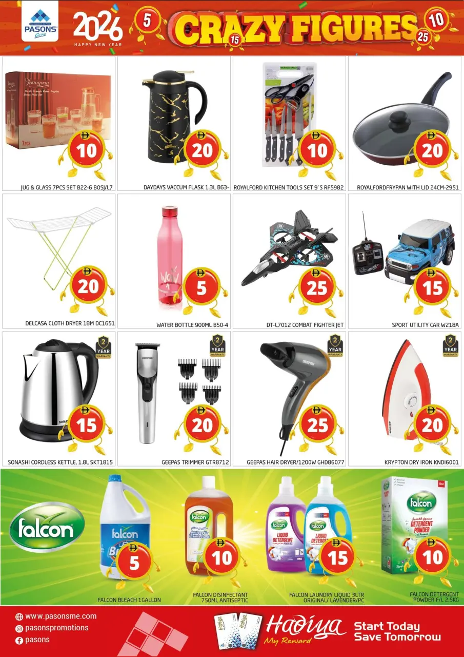 Ofertas de supermercado Pasons  Dubai  de 2 a 4 enero Ofertas con Cifras Locas - Página 2